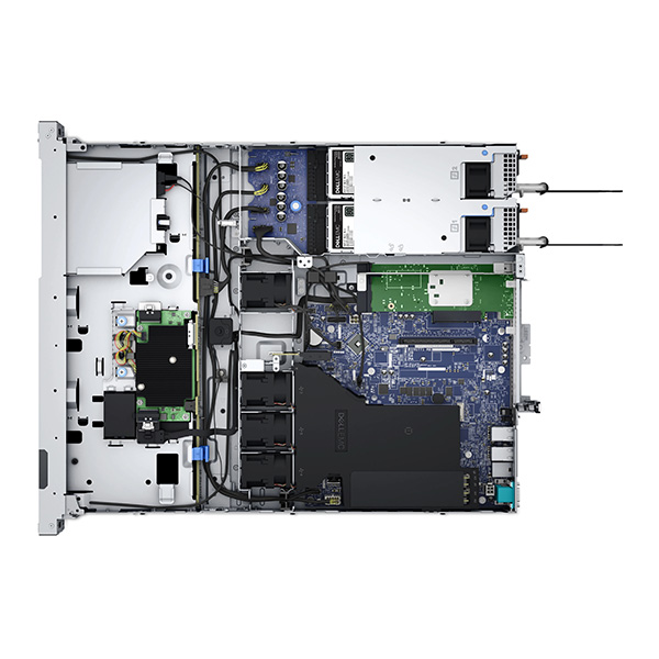 Trong hình là mặt cắt ngang phí trong của server Dell R350 16GB cho doanh nghiệp