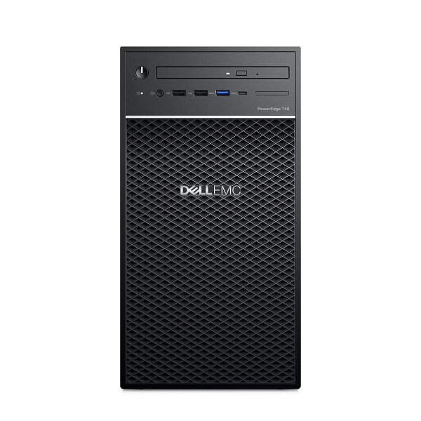 Hình ảnh máy chủ Server Dell T40 nhìn từ mặt trước đối diện